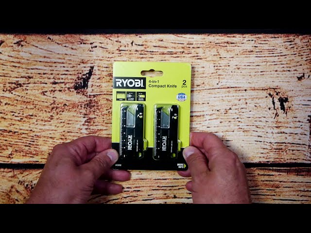 Ryobi 4-in-1 Compact Knife 2-Piece Set