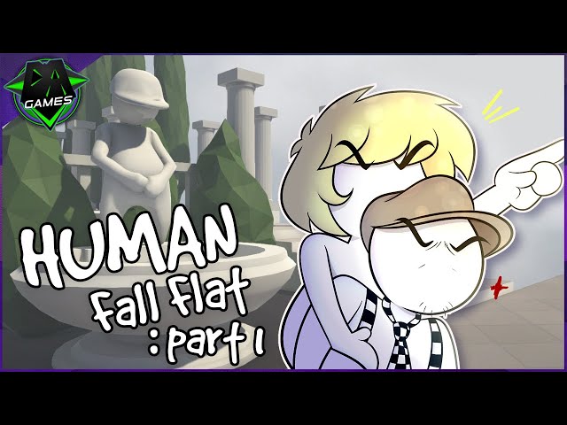 WE'RE REAL MEN!! | Human: Fall Flat (Will & @AficionadosChris) Part 1 | DAGames