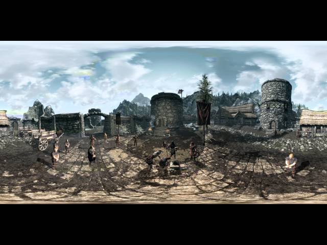 360 Video - The Elder Scrolls V: Skyrim, Intro, Helgen