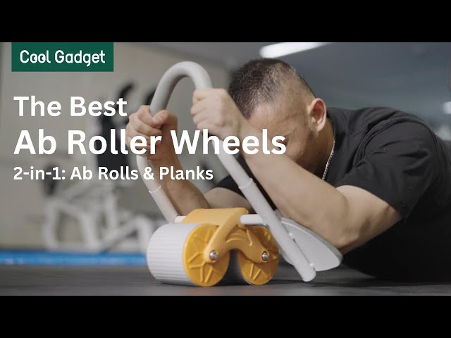 Cool Gadget Auto Rebound Ab Roller Wheel for Abdominal & Core Strength Training | Beginners Friendly