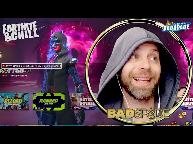 🔴Fortnite & Chill💖HUNTERS🎮BADSPADE💖#epicpartner💖Ch6💖S1💖