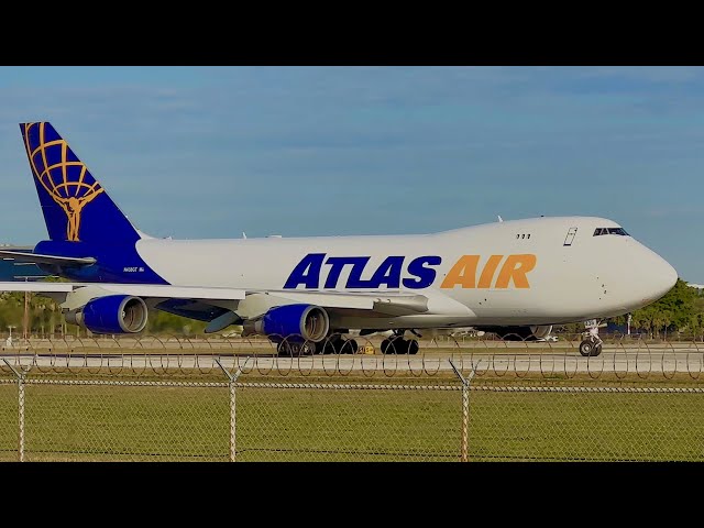 Miami International Airport 2025 Plane Spotting in 4K - Arrivals & Departures