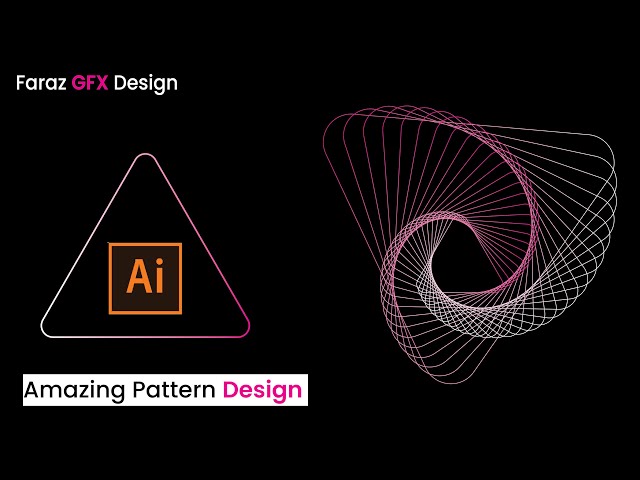 How to Create a Pattern Design in Adobe illustrator |  | Faraz GFX Design #illustratortutorial