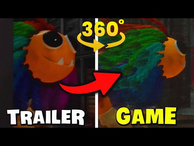 Poppy Playtime_ Chapter 4 - Trailer Vs Gameplay 360° CINEMA HALL 3D VR