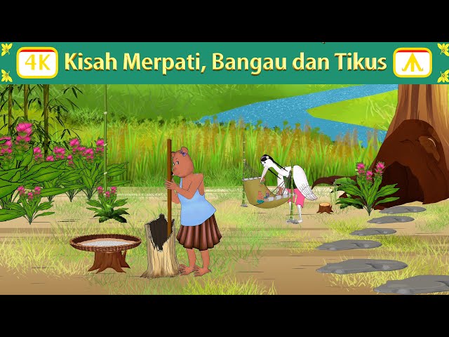 Kisah Merpati, Bangau dan Tikus | Airplane Tales Indonesian