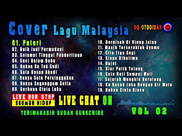 🔵 Lagu Malaysia Cover VOL 02 - Santai & Syahdu