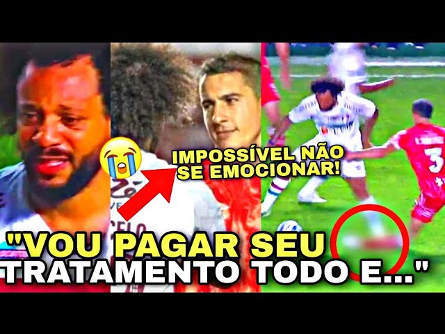 🚨QUE HUMILDADE!! OLHA A ATITUDE QUE O MARCELO FEZ COM O JOGADOR QUE QUEBROU PERNA! FUTEBOL HOJE