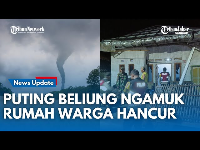 ANGIN PUTING BELIUNG NGAMUK | Hantam Rumah Warga Hingga 1 Orang Terluka di Indramayu