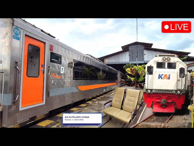 🔴 PERJALANAN TERAKHIR KERETA API KUTOJAYA UTARA ! Naik KA Kutojaya Utara Jakarta Kota - Kutoarjo