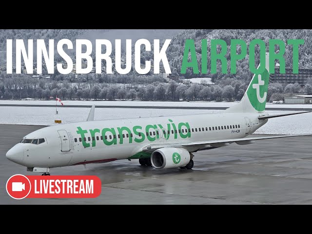 24/7 Live Stream (Pre-Recorded) | Continuous Plane Spotting from Innsbruck Airport in Austria