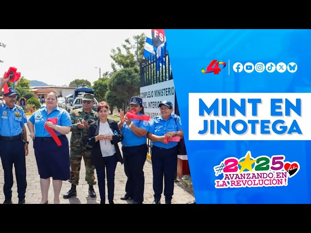 Gobierno Sandinista inaugura complejo del Ministerio del Interior en Jinotega