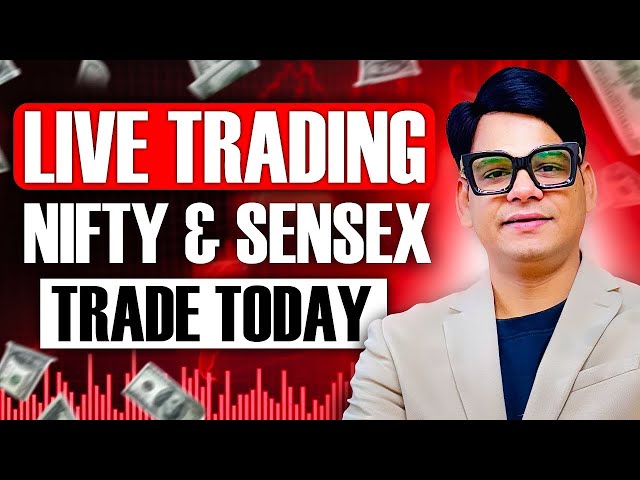 24 Jan Nifty & Sensex Live Trading Today #trading #nifty #livetrading #vinbull #trading #vinbulllive