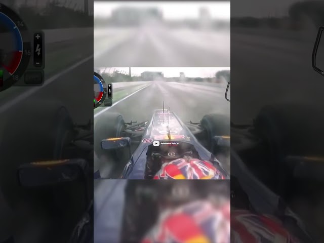 Vettel + V8 Melody + Rain = 😎  #sebastianvettel #formula1 #f1