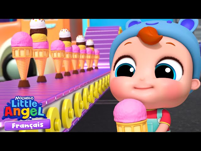 Comptine Bébé Louis et le Camion de Glaces | Little Angel | Chanson + Comptines du Monde