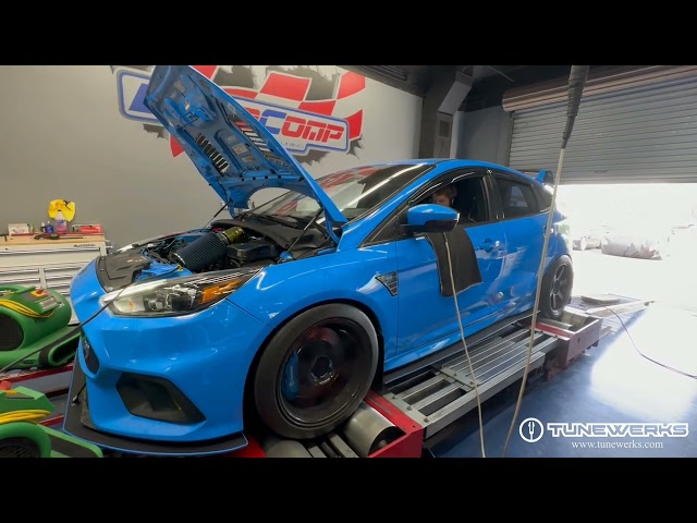 Tunewerks custom tuned Focus RS puts down over 600 WHP / 500 WTQ on the dyno! Just under 30psi!