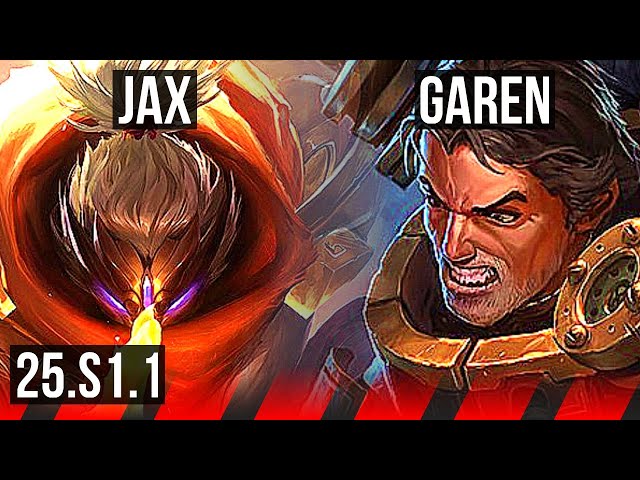 JAX vs GAREN (TOP) | KR Diamond | 25.S1.1