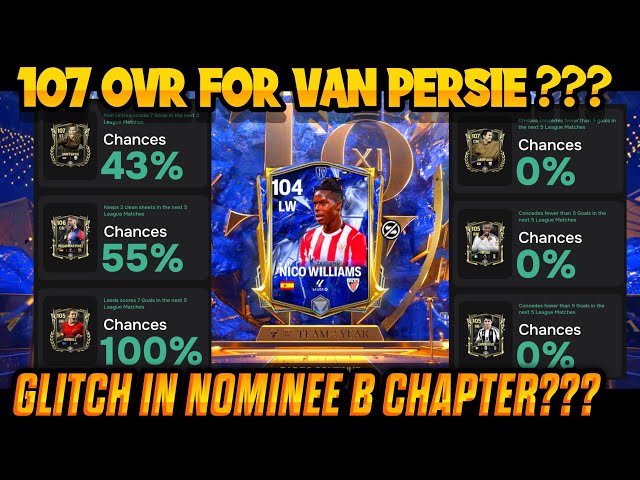 GLITCH IN NOMINEE B CHAPTER || MAN UTD LOSE AGAIN 🤦‍♂️ STILL CHANCE FOR 107 VAN PERSIE || FCTAMIL