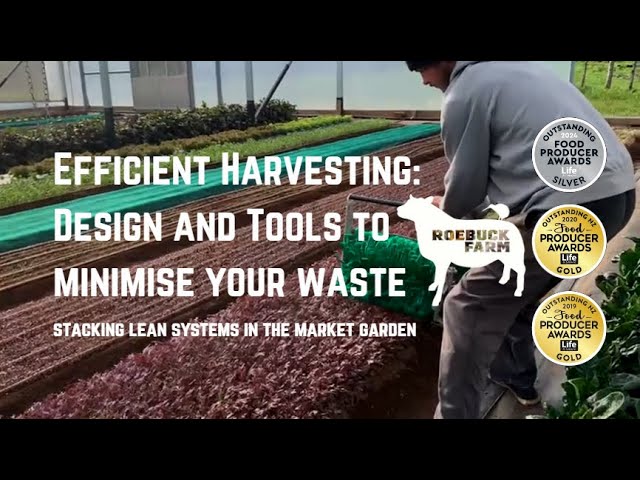 Efficient Harvesting Design + Tools to minimise your waste