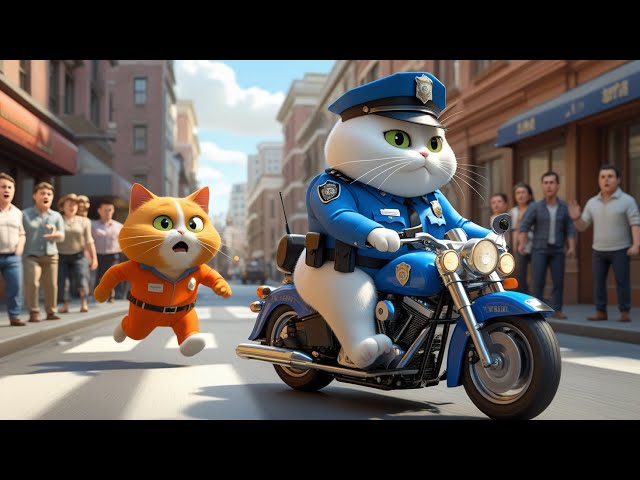 💢🥶Police and Thief Story 😭#cat#cats#catvideos#catlovers#shortvideo#shortsvideo#shorts #short#cartoon