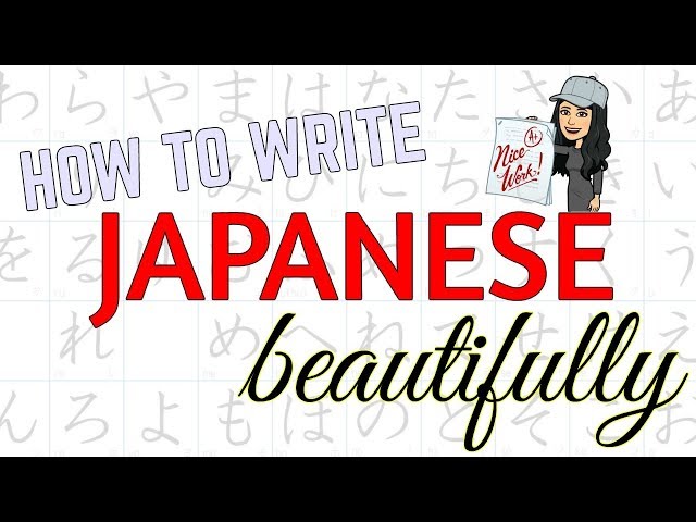 How to write Japanese beautifully✨