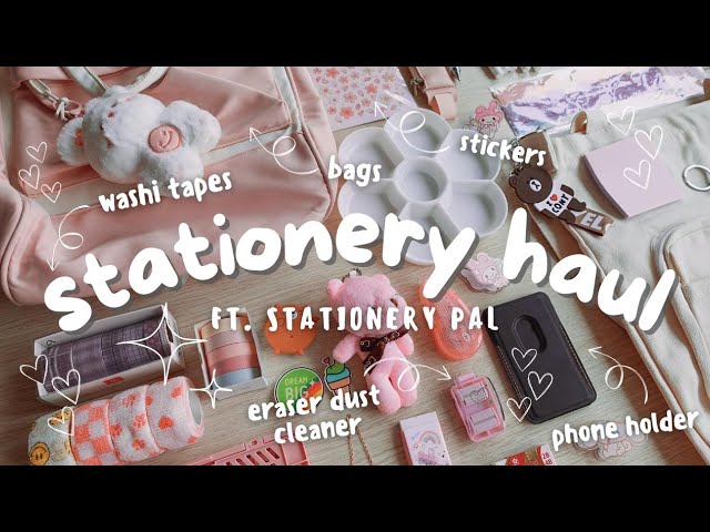 HUGE Stationery Haul 2024 + GIVEAWAY 🌸 ft. Stationery Pal | Drawing YOUR OCs in my STYLE!