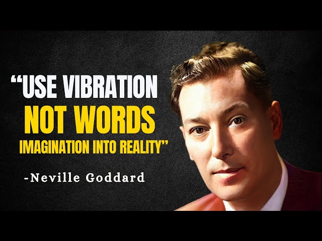 USE VIBRATION NOT WORDS and Make Your IMAGINATION Into REALITY! - Neville Goddard Motivation