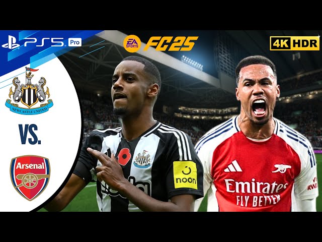 FC 25 - Newcastle United vs Arsenal - Carabao Cup 24/25 Full Match | PS5 Pro [4K60]