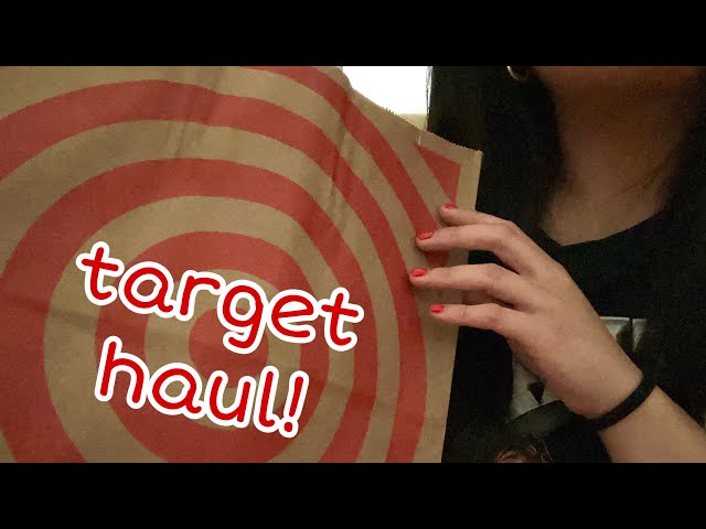 LOFI ASMR | target haul! gripping, finger pad taps, rubbing | -no talking-