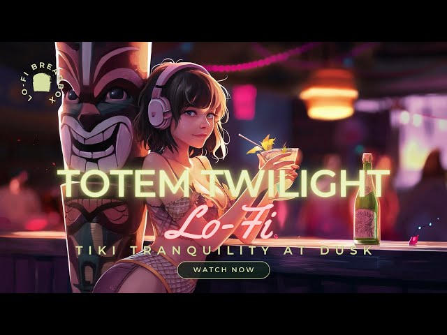 Totem Twilight: Tiki Tranquility at Dusk