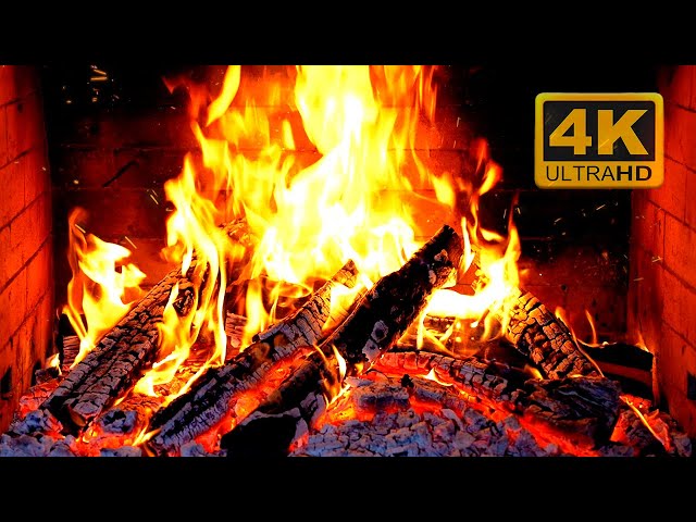 🔥 Fireplace 4K. Cozy Winter