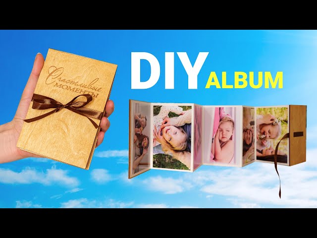 How to make FOLDING PHOTO ALBUM | Photo Album DIY