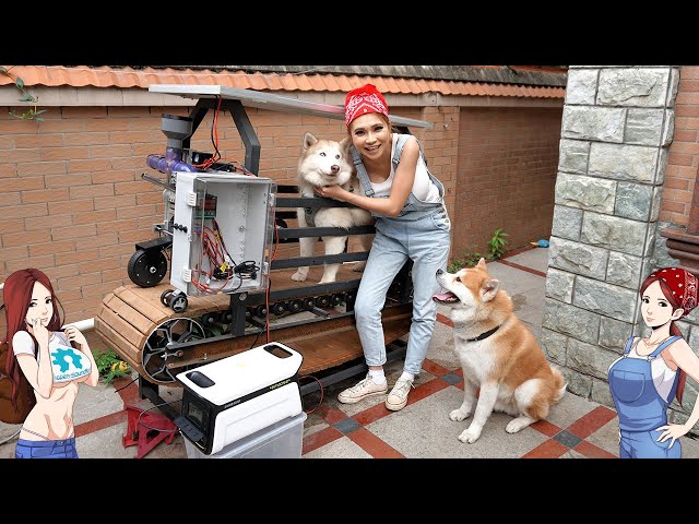 Off-Grid With Dog Power🐶🔋 and the Emoose Battery!