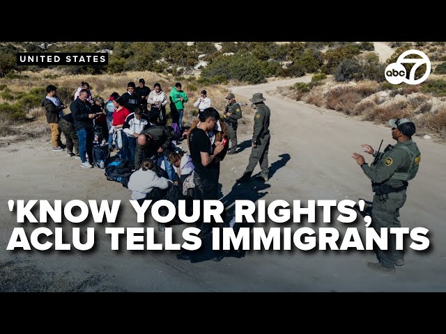 ACLU urges undocumented immigrants to know their rights amid Trump's deportation plans