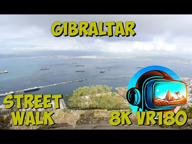 10 Gibraltar You can see the curvature of the earth from the top of the rock  8K 4K VR180 3D Travel