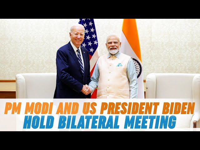 PM Modi and US President Biden hold bilateral meeting