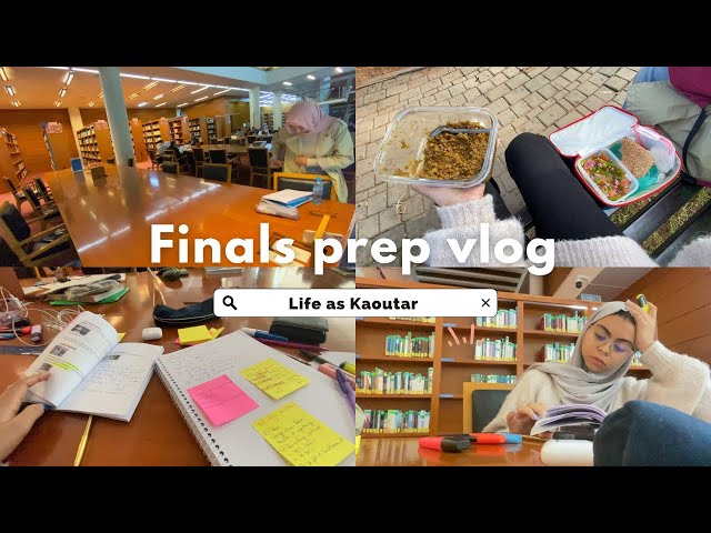 #VLOG finals week, let’s get motivated 💪🏻|| أيام الامتحانات النهائية 🥺، طالبة تخصص التغذية👩🏻‍⚕️