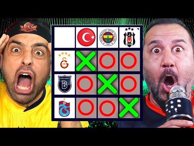 EFSANE FUTBOL TİC TAC TOE BULMACASI ! SESEGEL ÇILDIRDI !