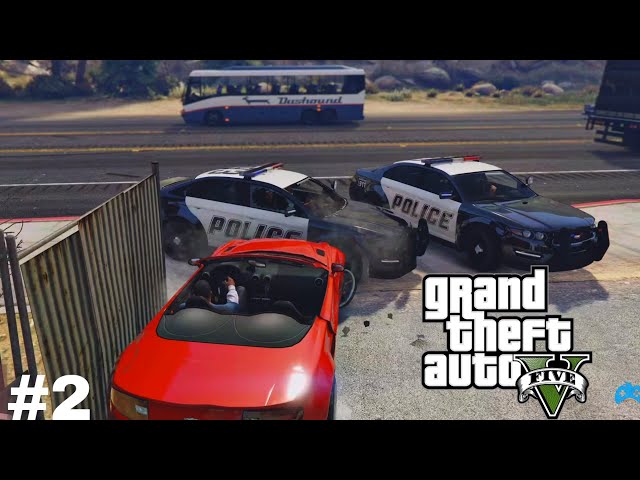 GTA 5 Grand Police Chase Story Mode #Part2 | Grand Theft Auto V PS5 Gameplay 2025 🚔💥