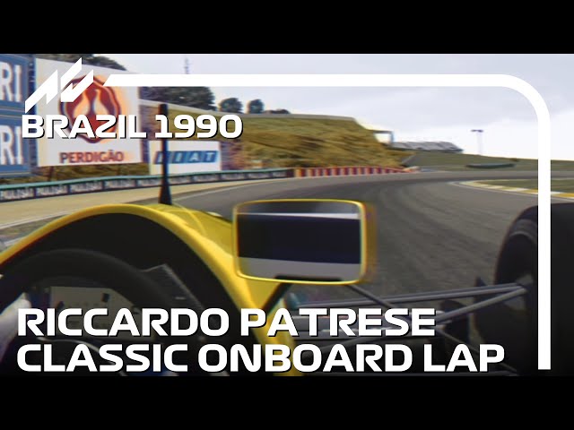 The Last H-Shifter Williams F1 Car | F1 1990 Brazil | Riccardo Patrese Onboard | #assettocorsa