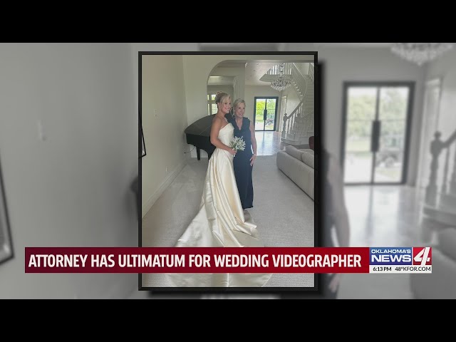 Attorney has ultimatum for wedding videographer