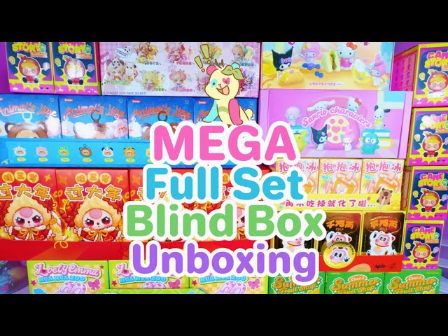 MEGA FULL SET BLIND BOX UNBOXING!! *♡* BABY THREE, CINO, SANRIO, AND MORE!!