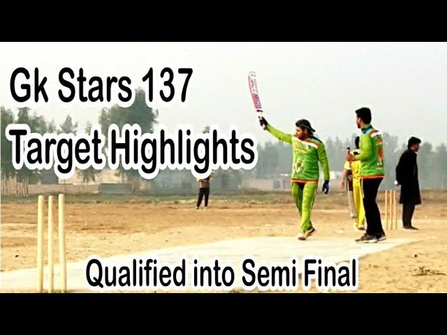 Gk Stars batting highlights | Qualified into semi final | #tapeballcricket #tapeball