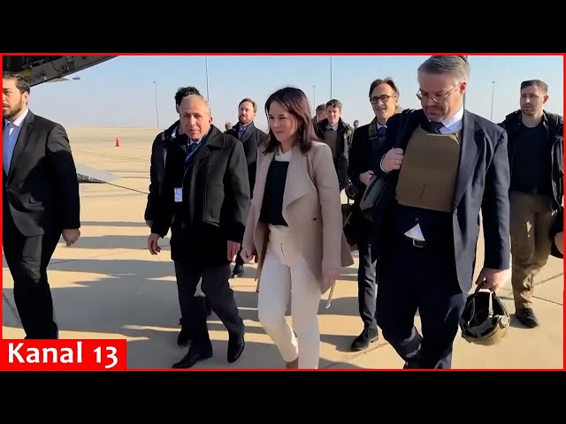 German Foreign Minister Baerbock arrives in Damascus, Syria