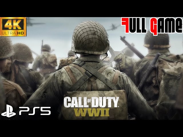 (PS5) CALL OF DUTY WW2 Gameplay Campaign Walkthrough [4K 60FPS] FULL GAME