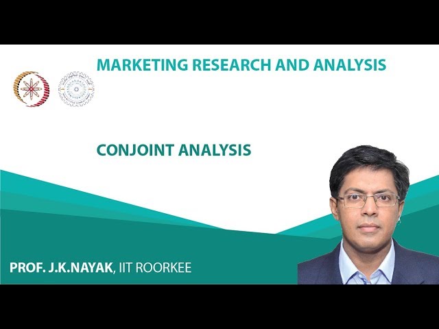 Lecture 40- Conjoint Analysis