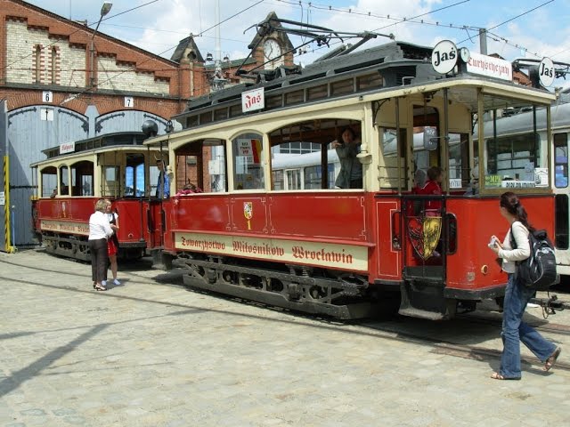 Old tram ride in Wroclaw Poland in 360. Part 3