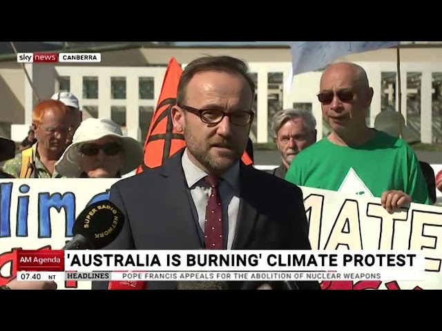 Adam Bandt: "Australia is Burning" on Sky News AM Agenda