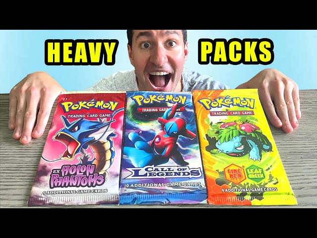 OPENING ALL HEAVY PACKS OF RAREST EX SETS POKEMON CARDS!