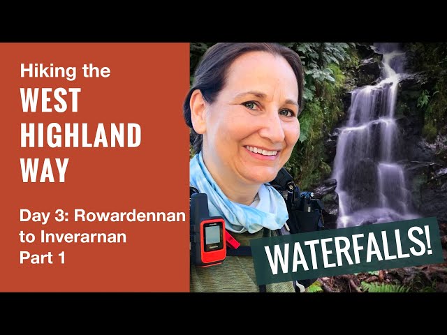 West Highland Way: Waterfalls on Day 3 - Rowardennan to Inverarnan part 1