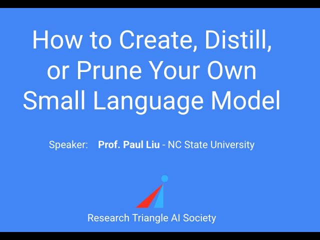 RTAI: How to Create, Distill, or Prune Your Own Small Language Model